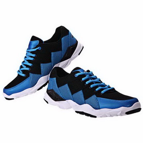 Men's PU Confortable Lace-Up Running Shoes