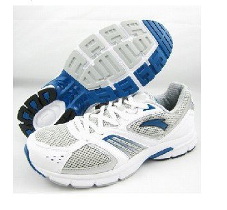 Men's China Brand White Mesh Breathable Lace-Up Skate Shoes