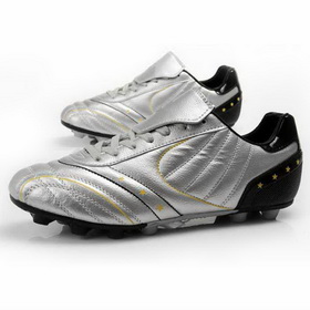 Leather Skin Lace-up Men's Athletic Soft Comfortable Soccer Shoes