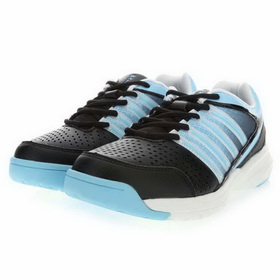 Men's Leather Mesh Breathable Lace-Up Tennis Shoes