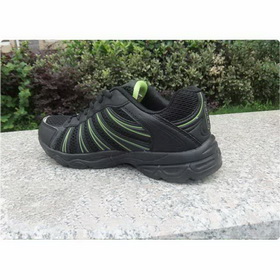 China Famous Brand Black Mesh Lace-Up Tennis Shoes