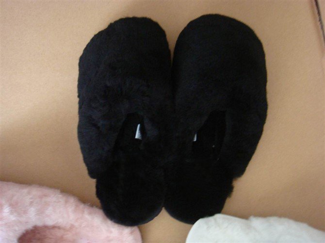 Women Fashion Rabbit Fur Warm Indoor Slippers
