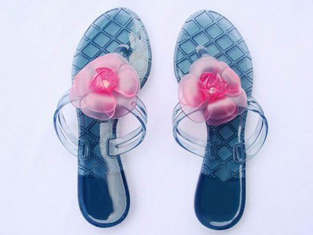 Women's Sweet Flat Soft Camellia Slippers