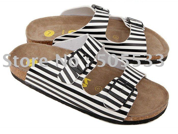 Women's PU Wood Wear-resisting Buckle Waterproof Disposable Slippers