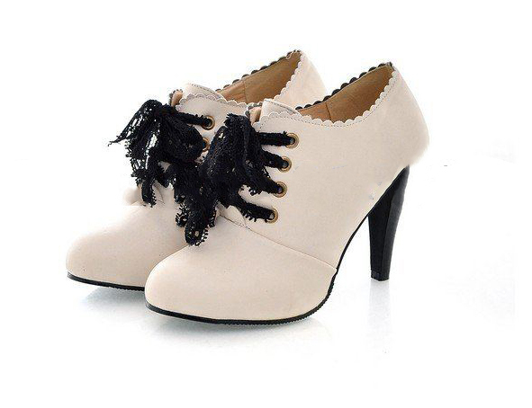 Women's Lace-Up Comfortable Genuine Leather High Heeled Sandals