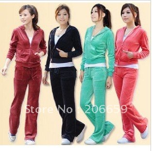 2011 New Style Long Sleeve Cotton Colourful Women's Suit
