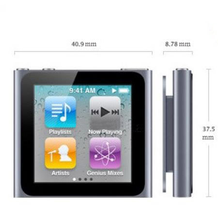 New Arrival 8GB 6th Mp4 Player 1.5'' TFT Screen FM Radio Portable Media Player
