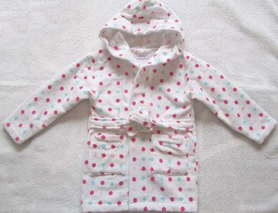 Children Cotton Towel Colorful Pots Long Sleeve Sleepwear