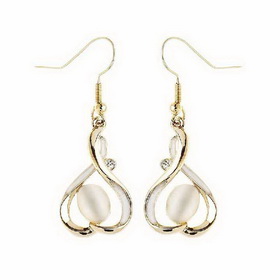 Female European and American Crystal Diamond Retro Earrings