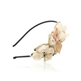 Amoy Brand of French Special Flower Silk Yarn Hair Bands
