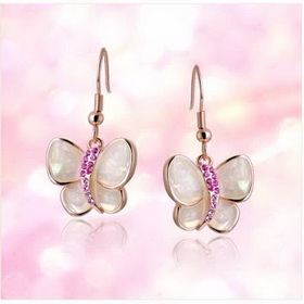 Special European and American Luxury Rhinestone Earrings