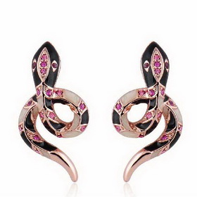 European Style Snake Sexy Gilded Earrings