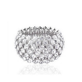 Classical Crystal Zircon Acrylic Stud Bracelet