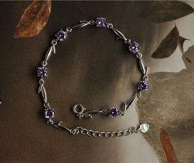 Personalized 925 Sterling Silver Chain Bracelet