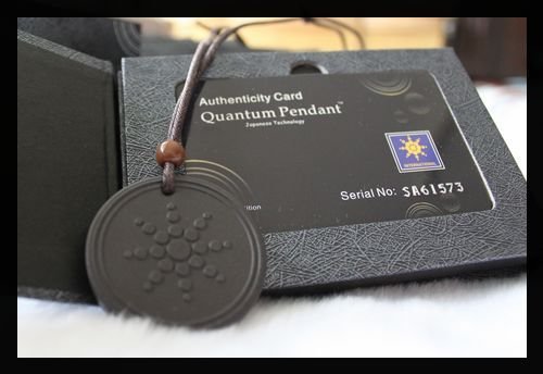 Healthy Registration Cards Quantum Pendant