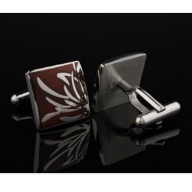 Never Fade Stainless Steel Metallic Silver Men's Various Styles Cufflinks