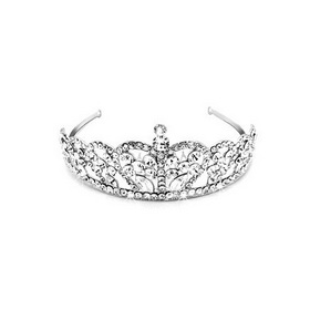 Exotic White Diamond Full Rhinestone Plug the Comb Bridal Crown Hair Ornaments
