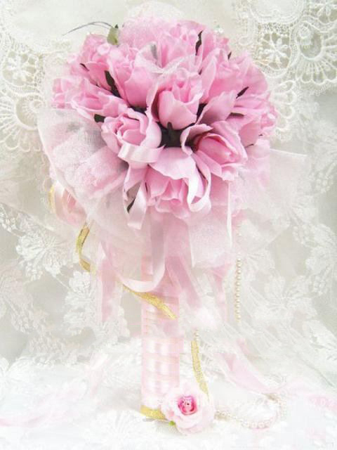 Rose Decorative Flowers Bridal Wedding Bouquet
