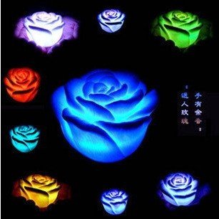 Led Rose Flower Light Roses Love Lamp Wishing Lights