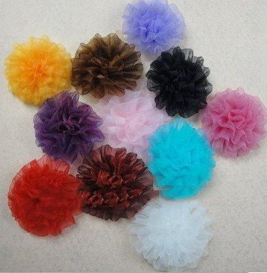 Rosette Flowers Petti Skirt Flowers Decorative Flowers