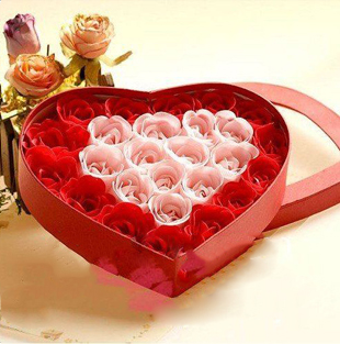 Special Sweet Rose Artificial Flowers For Birthday Present Creative Gift