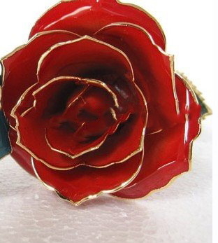 Lacquered Rose For Anniversary Engagement Gift
