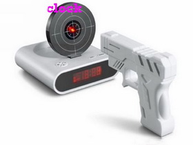 Digital ABS Aseismatic Gun Laser Target CL Table Clocks