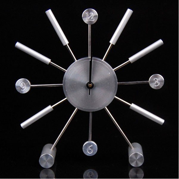 Alloy Silver Table Clocks