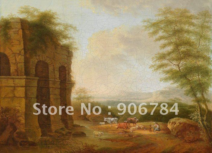Classic Landscape Handmade Oil Painting on Canvas