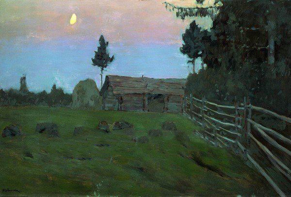 Classic Landscape Handmade No Frame Oil Painting on Canvas
