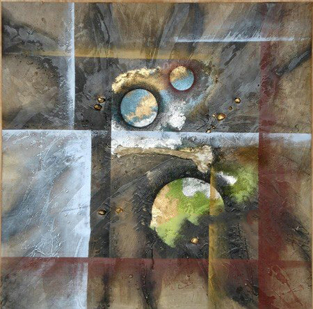 100% Pure Hand Made Modern Abstract Oil Painting on Canvas Art