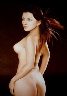 Modern Nude On Canvas 100% Handpainted Oil Painting