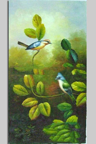 On Canvas Realist Frame Bird Handpainted Oil Paintings