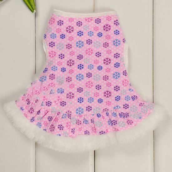 Fashion Design Warm Soft Dog Dress