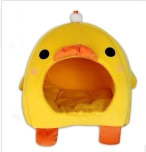 Comfortable Yellow Cartoon Shape Pet Bed