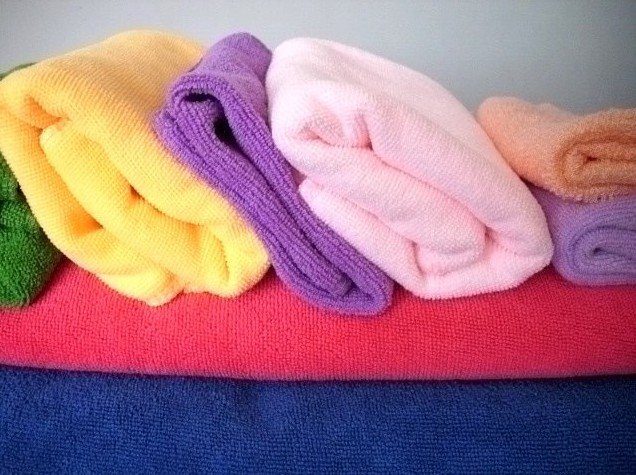 Microfiber Fabric Ultra Absorbent Simple and Durable Towels