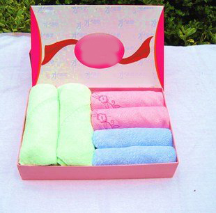 Bamboo Fiber Ultra Soft Quick-Dry Flowers Towel