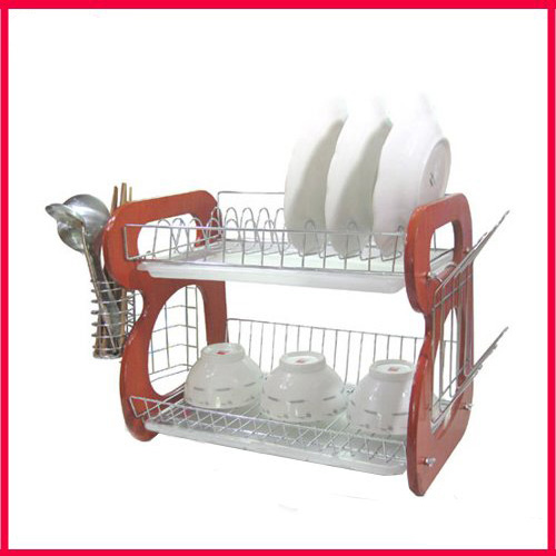 Ponnie Multifunction Metal  + Plastic Bowl Racks