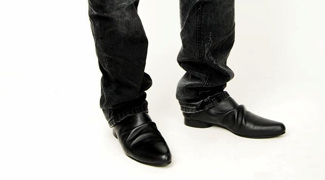 Men's Black Famous Brand Genuine Leather Comfortable Flats Oxford Shoes
