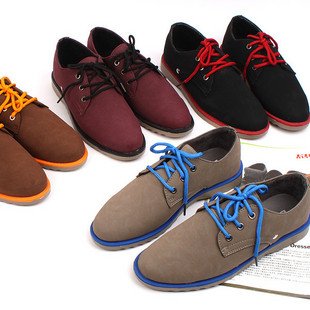 Classic Men's Lace-Up Leather Comfortable Loafers