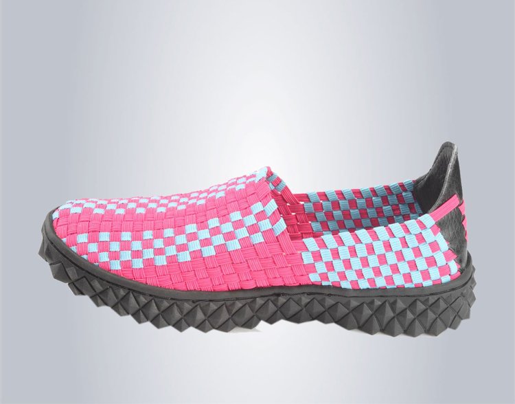 Men's Pink Slip-On Oxford Casual Shoes