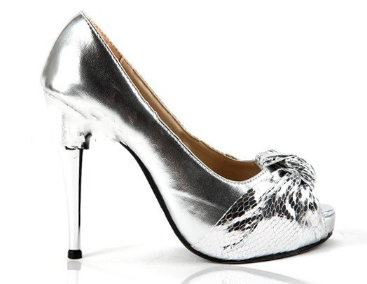 Women High Heels Pumps Fashion Fish Toe With Bow Tie Bridal Shoes