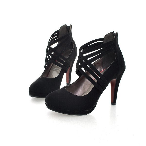 Women's Fashion Flavour Sexy Crossover High Heel Pump Shoes