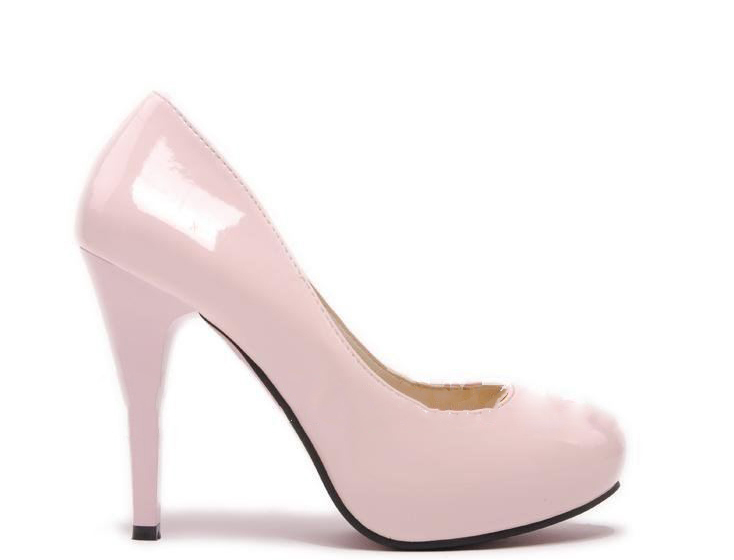 Korea Style PU Platforms Pumps High Heel Shoes