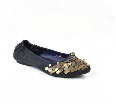 Women's Cusp PU Roman-style Slip-on Comfortable Loafers With Pieces of Copper