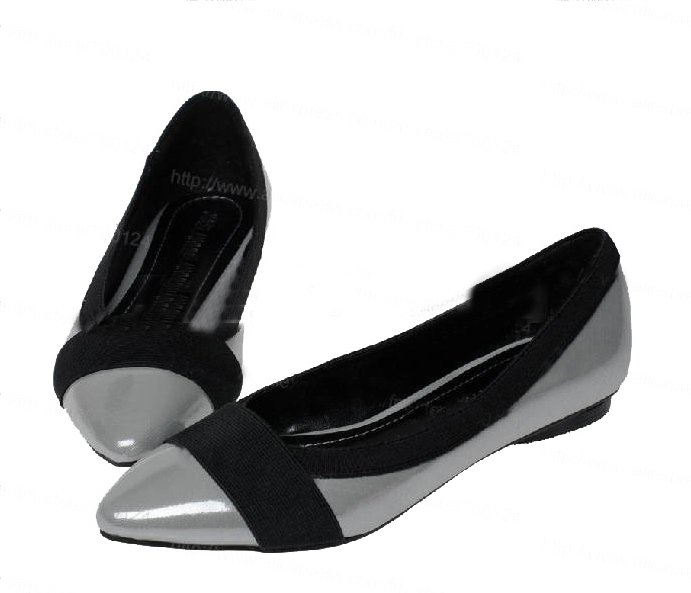 Women's Elegant Pointed PU Waterproof Wear-resisting Flat Loafers