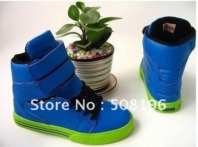 Blue Breathable Height Increasing Waterproof Bibb High Dance Shoes