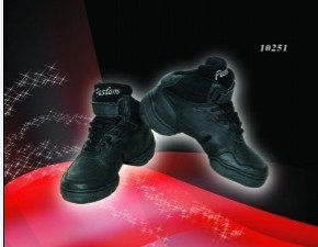 Black Rubber Comfortable Waterproof Antiskid Dance Shoes