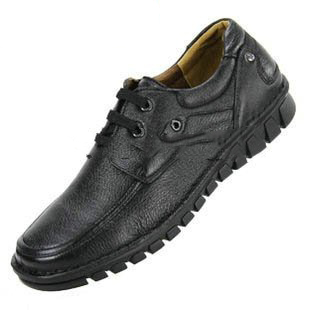 Men's Leisure Fashion Leather Shoes Men's Casual Shoes Black LB20612 - 1