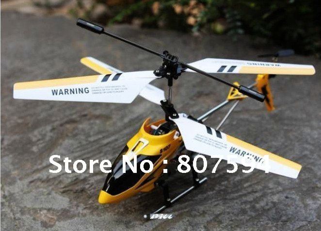 Red/Yellow LED Flashing Lights Durable Anti-crash Remote Radio Control Gyroscope Mini Helicopter Toy